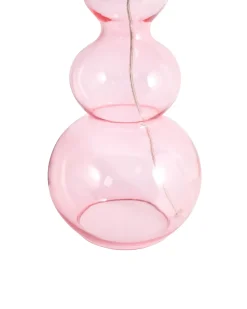 Lampada da tavolo SENGWA Vetro Rosa