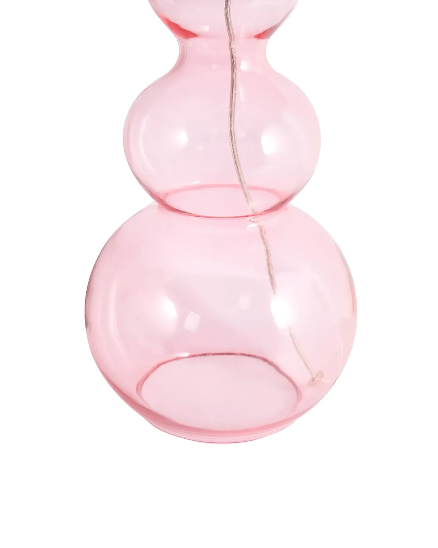 Lampada da tavolo SENGWA Vetro Rosa