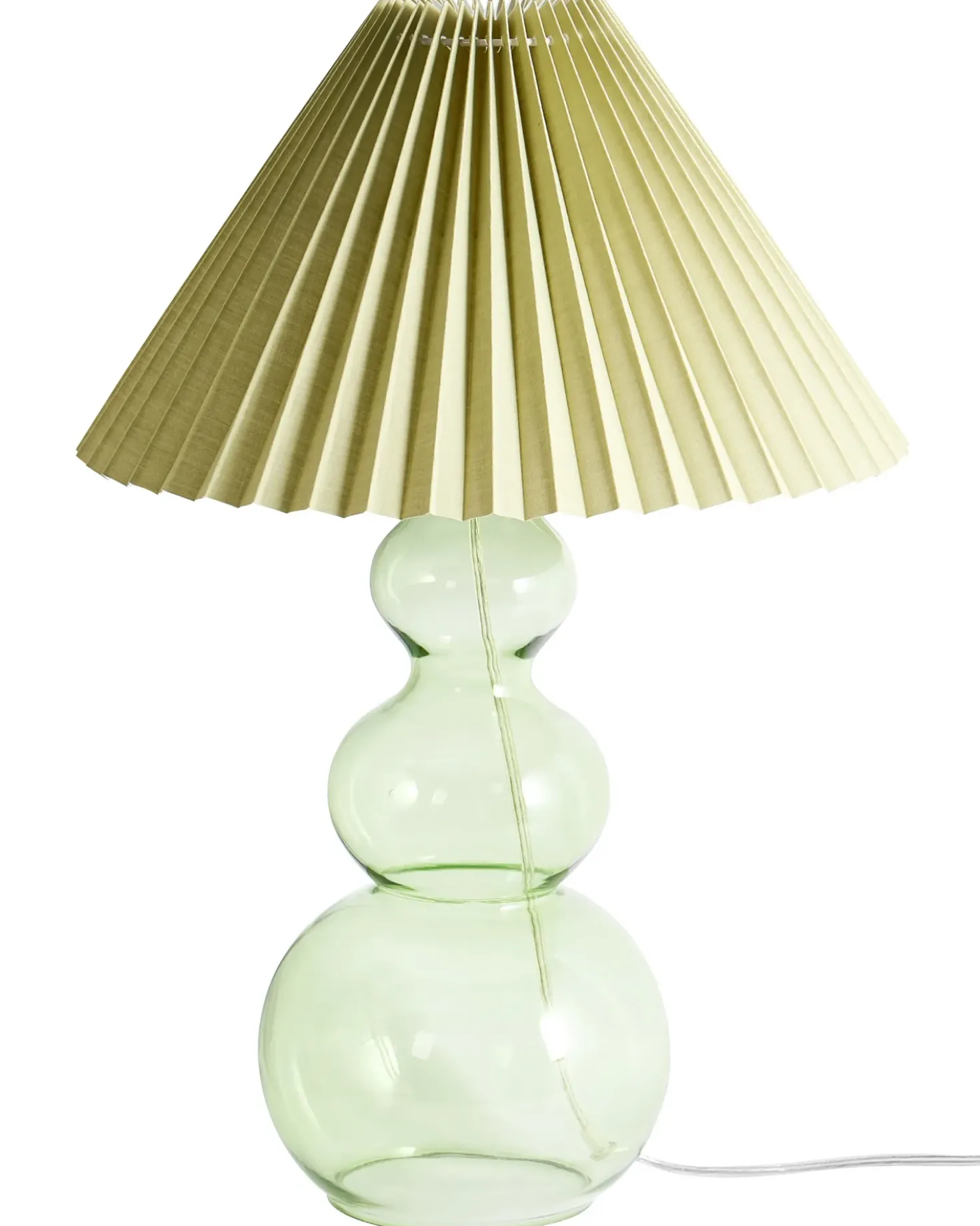 Lampada da tavolo SENGWA Vetro Verde