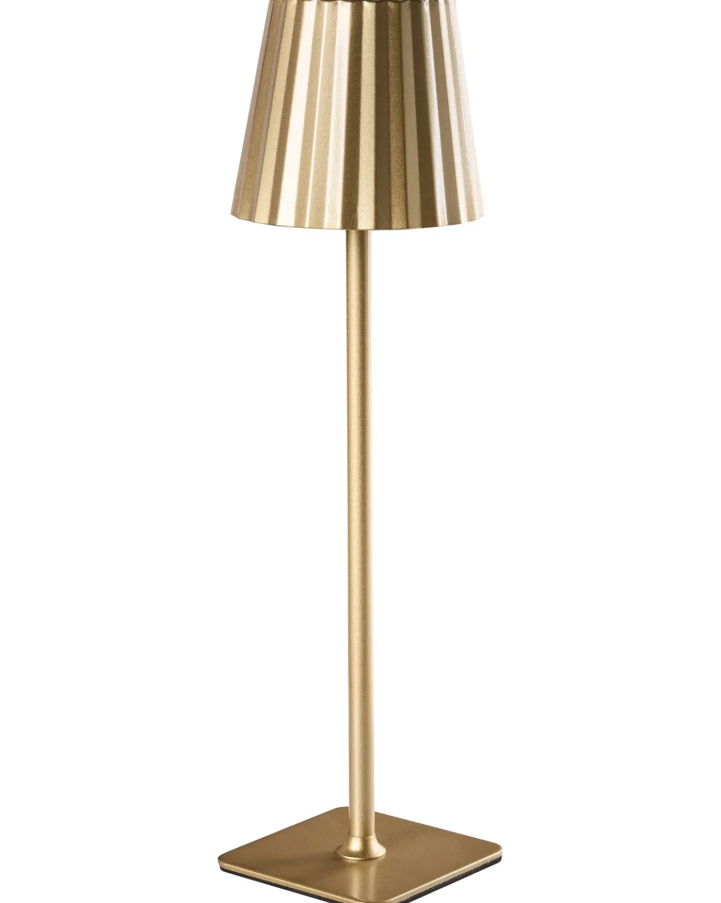 Lampada da tavolo senza fili a LED ABARO con dimmer Metallo Oro