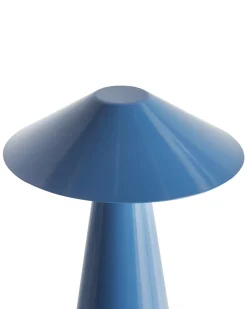 Lampada da tavolo senza fili a LED APAYAO con dimmer Metallo Blu