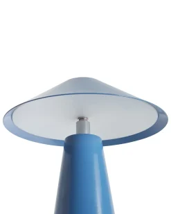 Lampada da tavolo senza fili a LED APAYAO con dimmer Metallo Blu