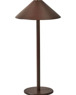 Lampada da tavolo senza fili a LED FRANCOLI con dimmer Metallo Marrone