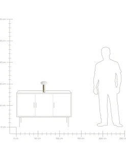 Lampada da tavolo senza fili a LED BUAYAN con dimmer Metallo Oro