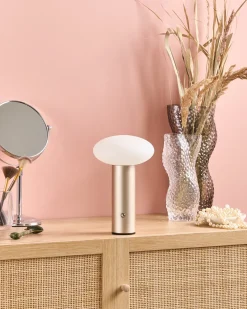 Lampada da tavolo senza fili a LED BUAYAN con dimmer Metallo Oro