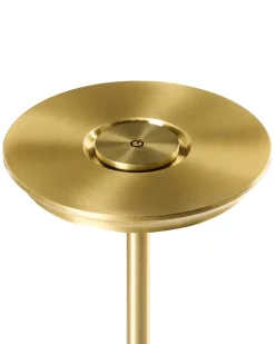 Lampada da tavolo senza fili a LED MAGO con dimmer Metallo Oro