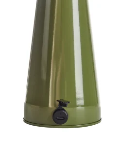 Lampada da tavolo senza fili a LED BOCONO con dimmer Metallo Verde