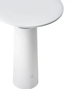 Lampada da tavolo senza fili a LED LEVIRA con dimmer Metallo Bianco