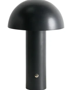 Lampada da tavolo senza fili a LED BOJO con dimmer Metallo Nero