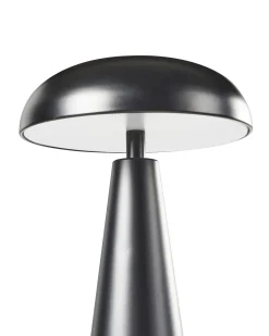 Lampada da tavolo senza fili a LED BOCONO con dimmer Metallo Nero