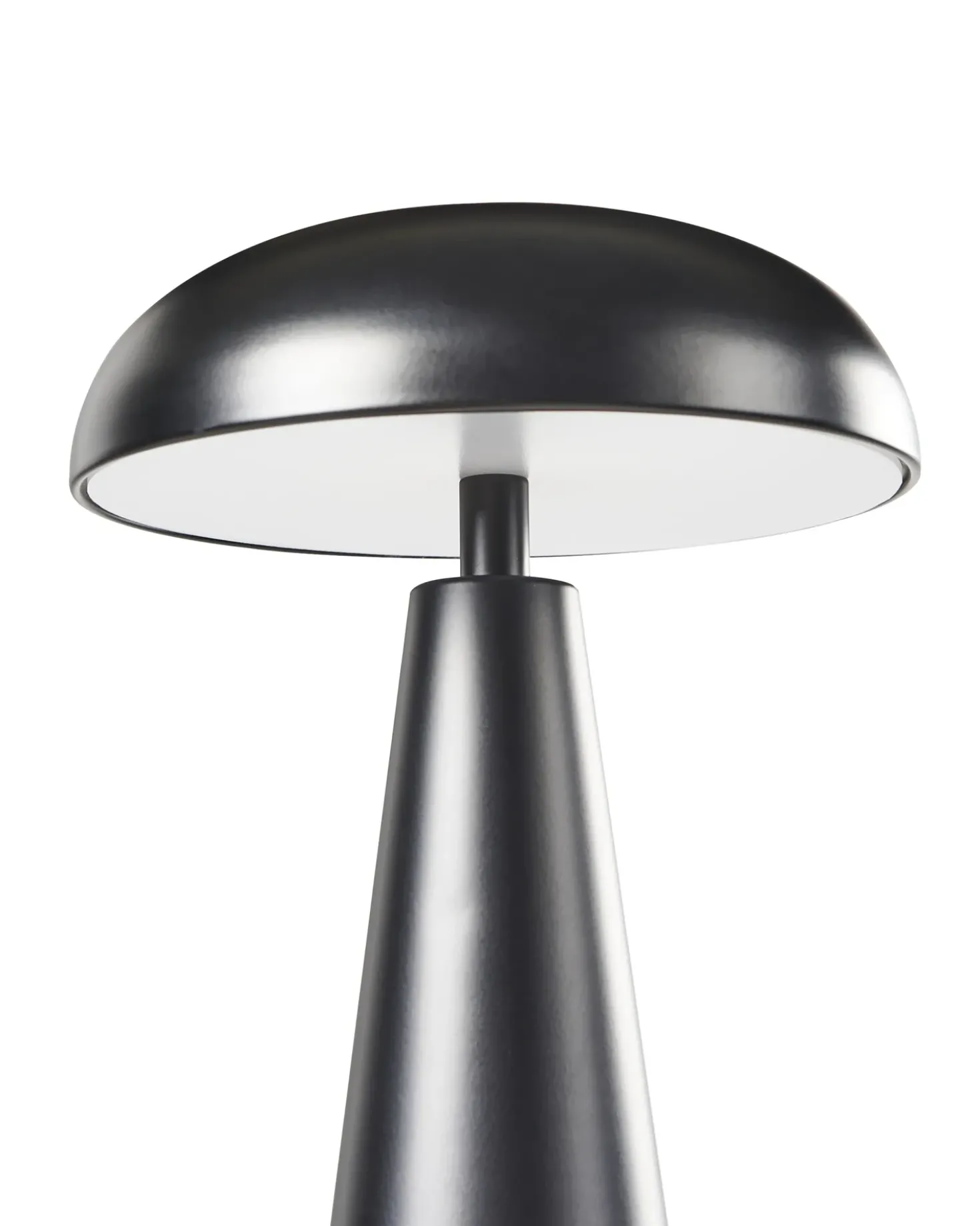 Lampada da tavolo senza fili a LED BOCONO con dimmer Metallo Nero