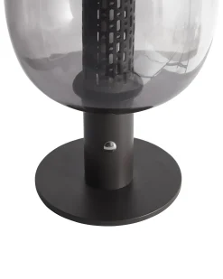 Lampada da tavolo senza fili a LED PULANGI con dimmer Metallo Nero