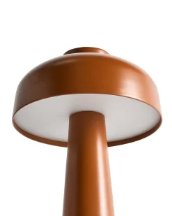 Lampada da tavolo senza fili a LED AGUSAN con dimmer Metallo Marrone