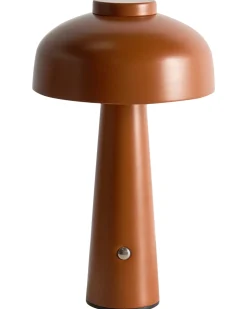 Lampada da tavolo senza fili a LED AGUSAN con dimmer Metallo Marrone