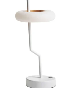 Lampada da tavolo senza fili a LED ALVIELA con dimmer Metallo Bianco