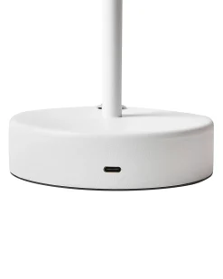Lampada da tavolo senza fili a LED ALVIELA con dimmer Metallo Bianco