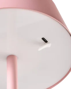 Lampada da tavolo senza fili a LED GUDER con dimmer Metallo Rosa