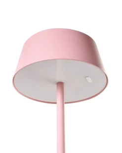 Lampada da tavolo senza fili a LED GUDER con dimmer Metallo Rosa