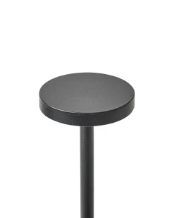 Lampada da tavolo senza fili a LED LIZANDRO con dimmer Metallo Nero