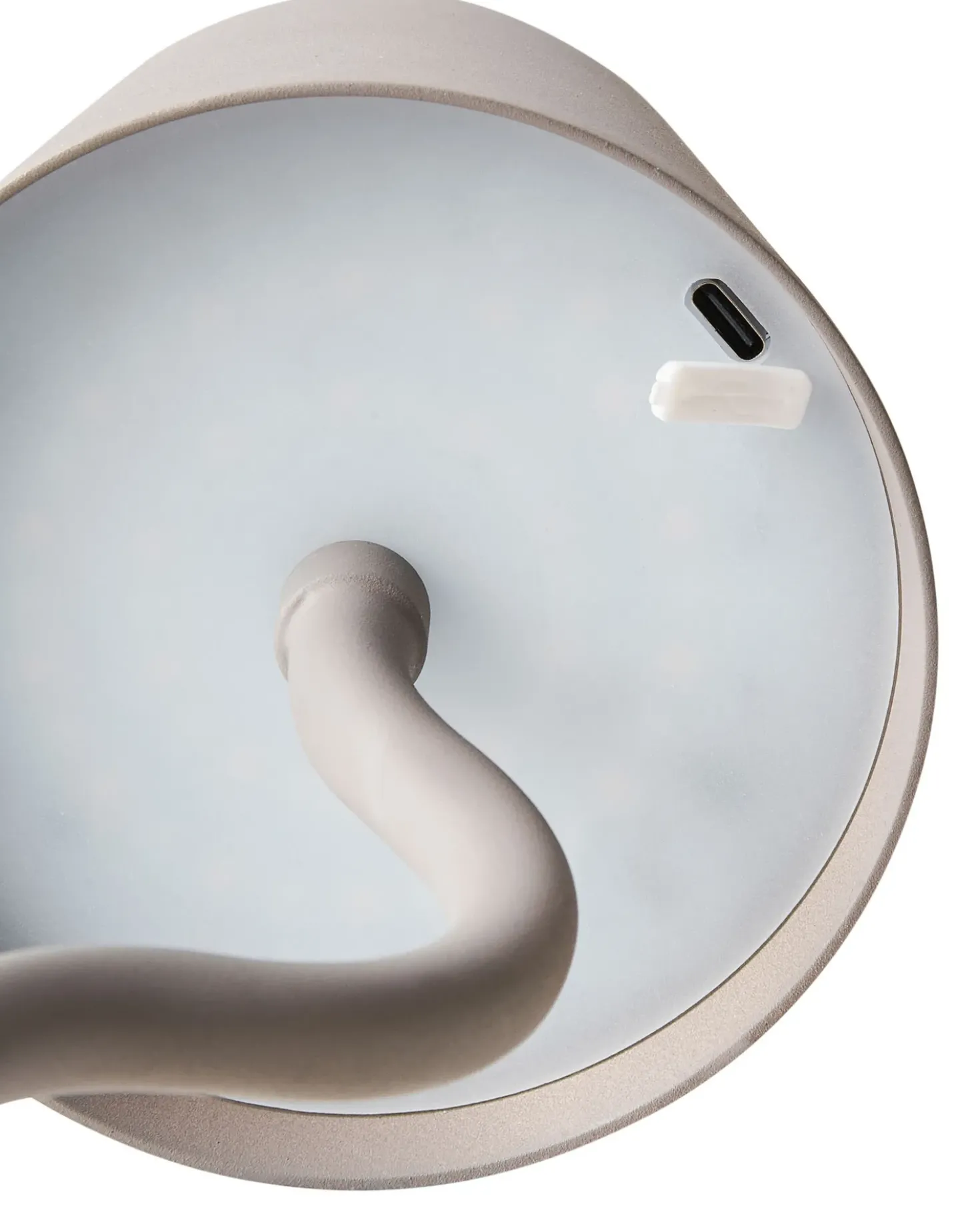 Lampada da tavolo senza fili a LED VOUGA con dimmer Metallo Beige