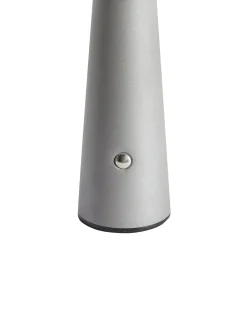 Lampada da tavolo senza fili a LED AGUSAN con dimmer Metallo Grigio