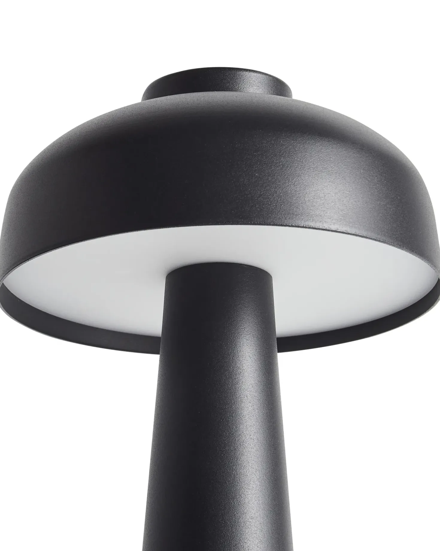 Lampada da tavolo senza fili a LED AGUSAN con dimmer Metallo Nero