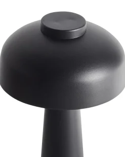 Lampada da tavolo senza fili a LED AGUSAN con dimmer Metallo Nero