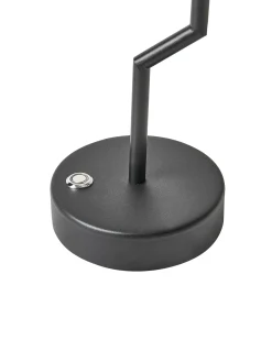 Lampada da tavolo senza fili a LED ALVIELA con dimmer Metallo Nero