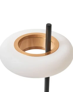 Lampada da tavolo senza fili a LED ALVIELA con dimmer Metallo Nero
