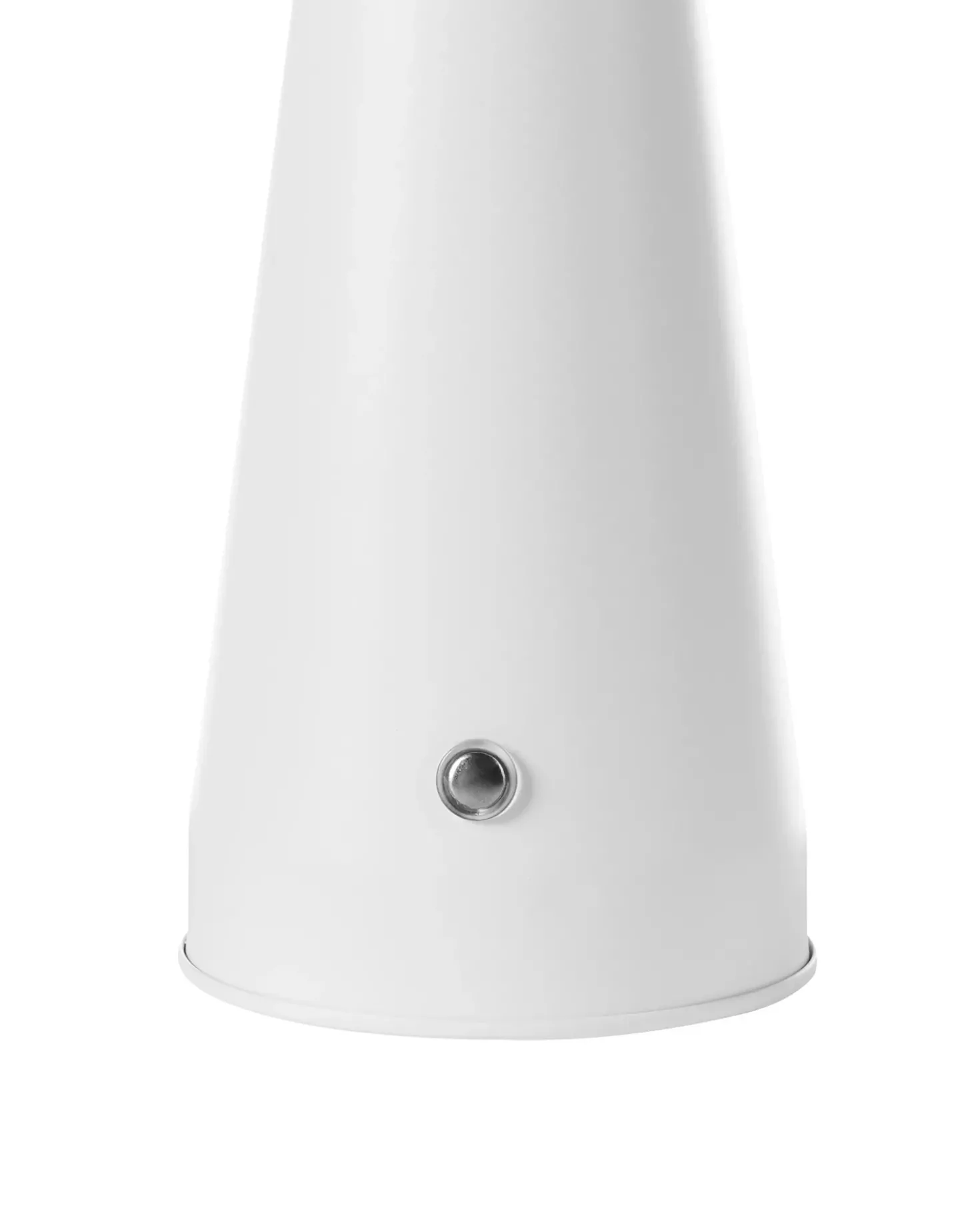 Lampada da tavolo senza fili a LED BOCONO con dimmer Metallo Bianco