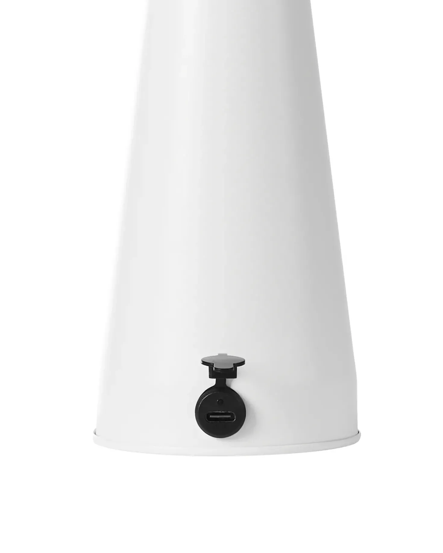 Lampada da tavolo senza fili a LED BOCONO con dimmer Metallo Bianco