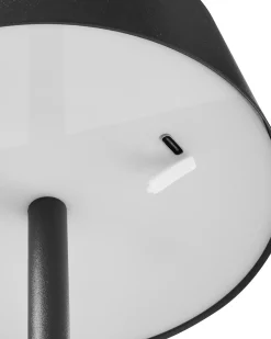 Lampada da tavolo senza fili a LED GUDER con dimmer Metallo Nero
