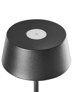 Lampada da tavolo senza fili a LED GUDER con dimmer Metallo Nero