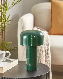 Lampada da tavolo senza fili a LED BESOS con dimmer Metallo Verde