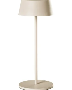 Lampada da tavolo senza fili a LED GUDER con dimmer Metallo Beige