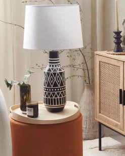 Lampada da tavolo SHEBELLE Ceramica Nero