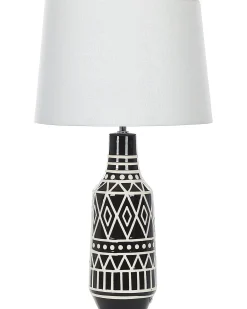 Lampada da tavolo SHEBELLE Ceramica Nero