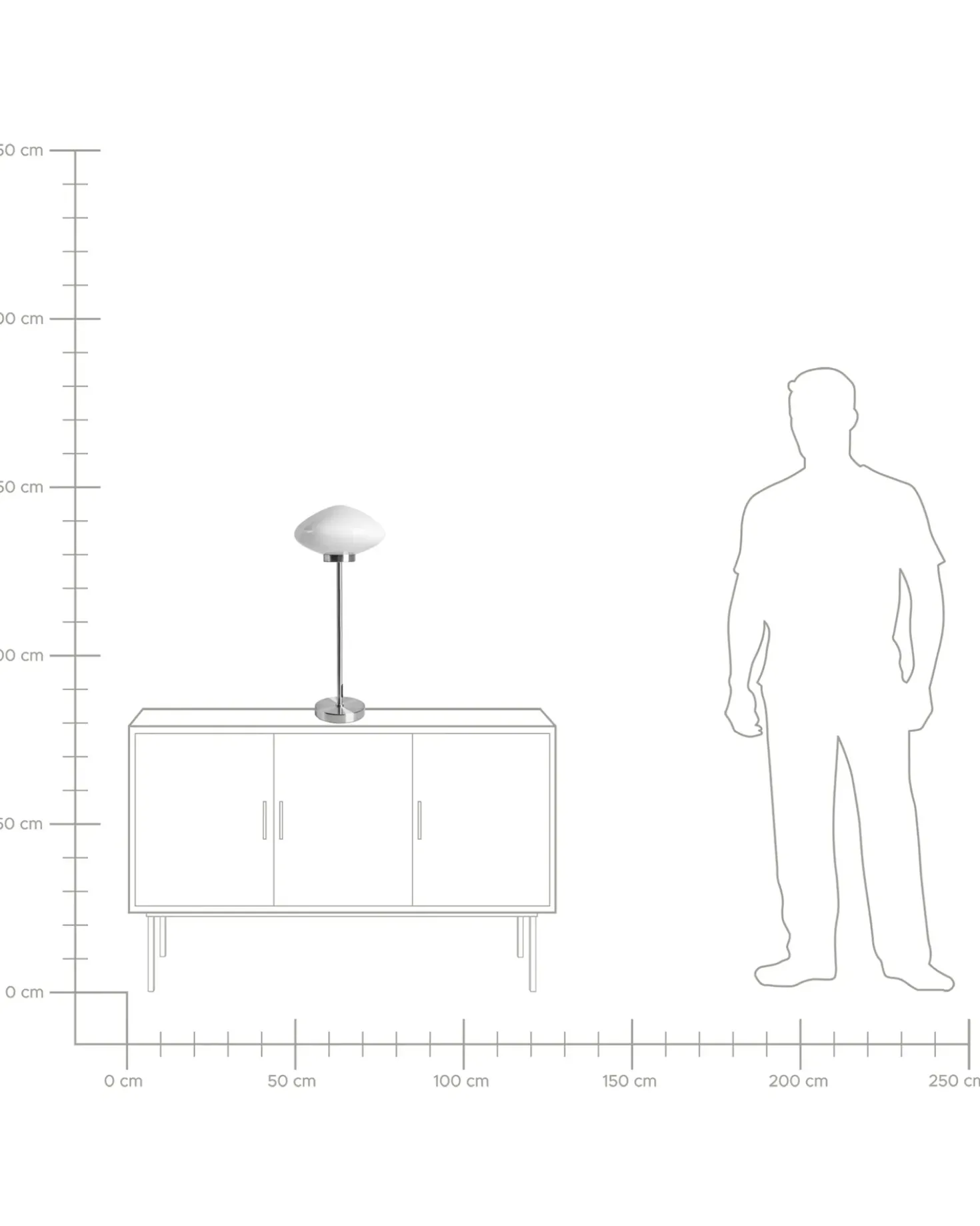 Lampada da tavolo SIBUN Metallo Argento