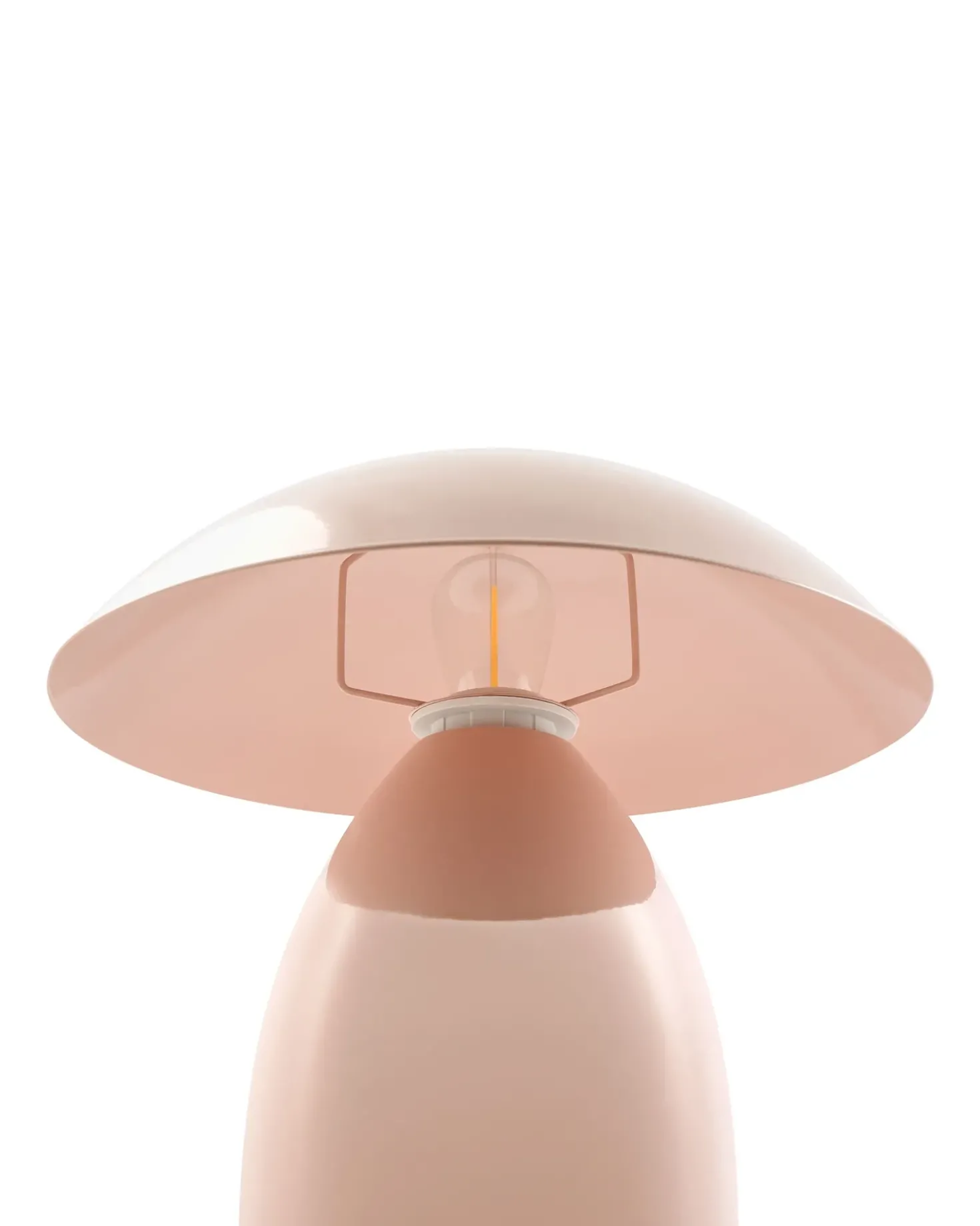 Lampada da tavolo SIGI Metallo Rosa pastello