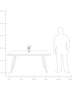 Lampada da tavolo SIGI Metallo Bianco