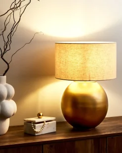 Lampada da tavolo SOBRAMATI Metallo Ottone