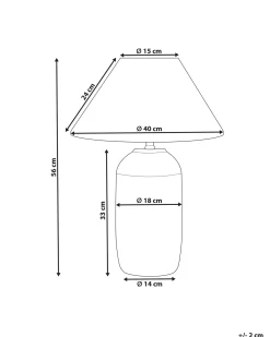 Lampada da tavolo TELIRE Ceramica Beige