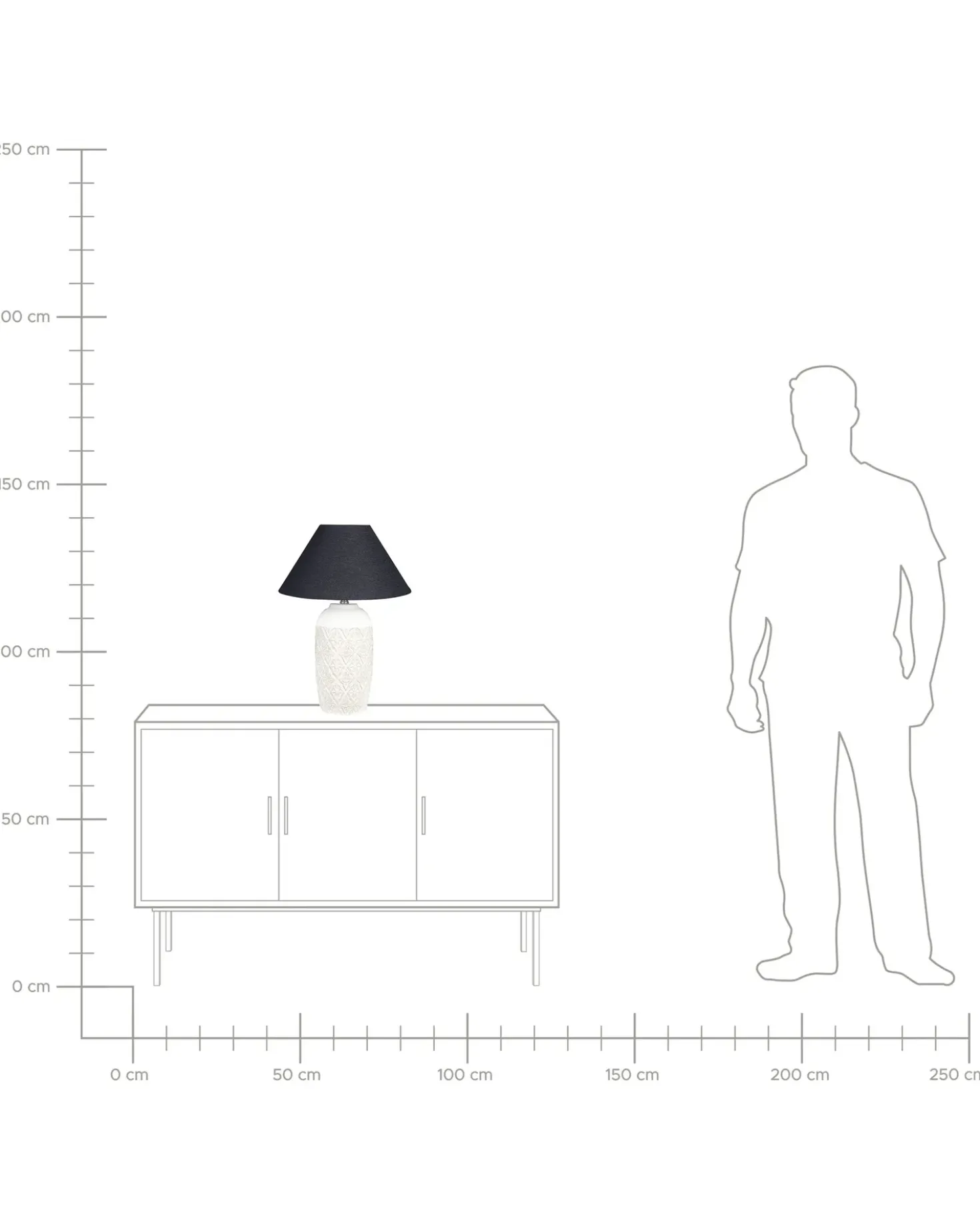 Lampada da tavolo TELIRE Ceramica Beige
