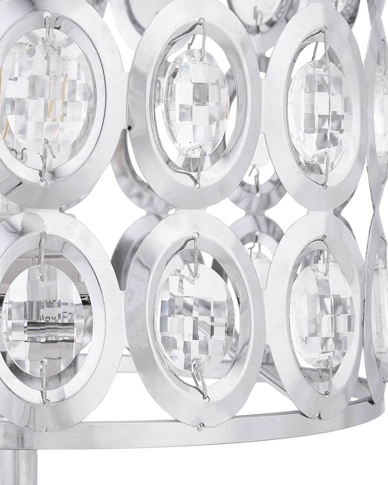 Lampada da tavolo TENNA Cristallo Argento