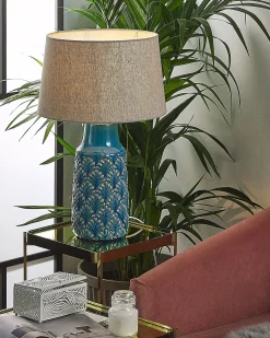 Lampada da tavolo THAYA Ceramica Blu