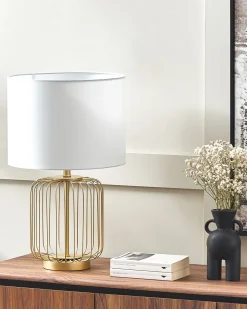 Lampada da tavolo THOUET Metallo Oro