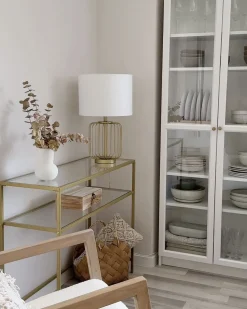 Lampada da tavolo THOUET Metallo Oro