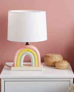 Lampada da tavolo TITNA Ceramica Multicolore