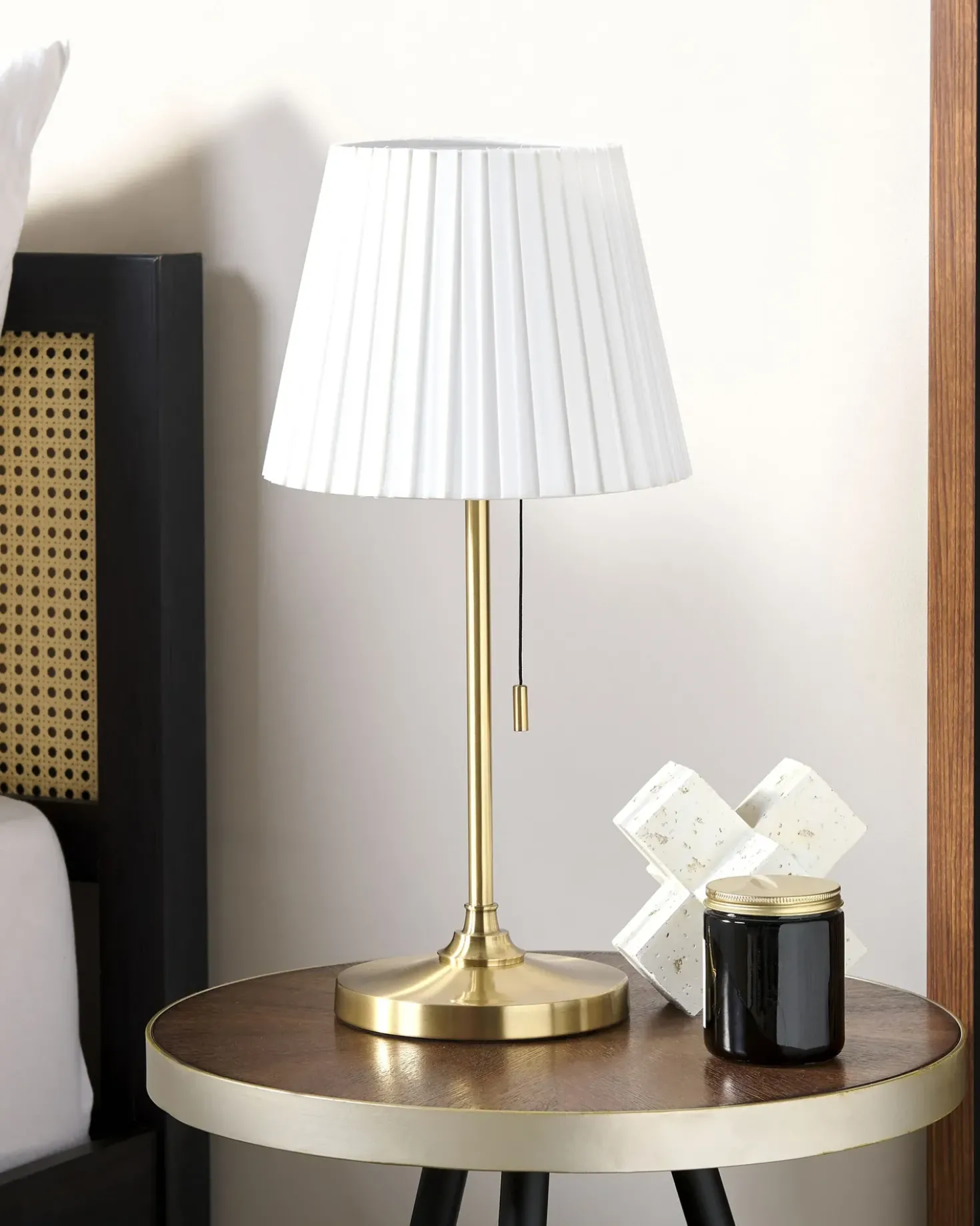 Lampada da tavolo TORYSA Metallo Oro