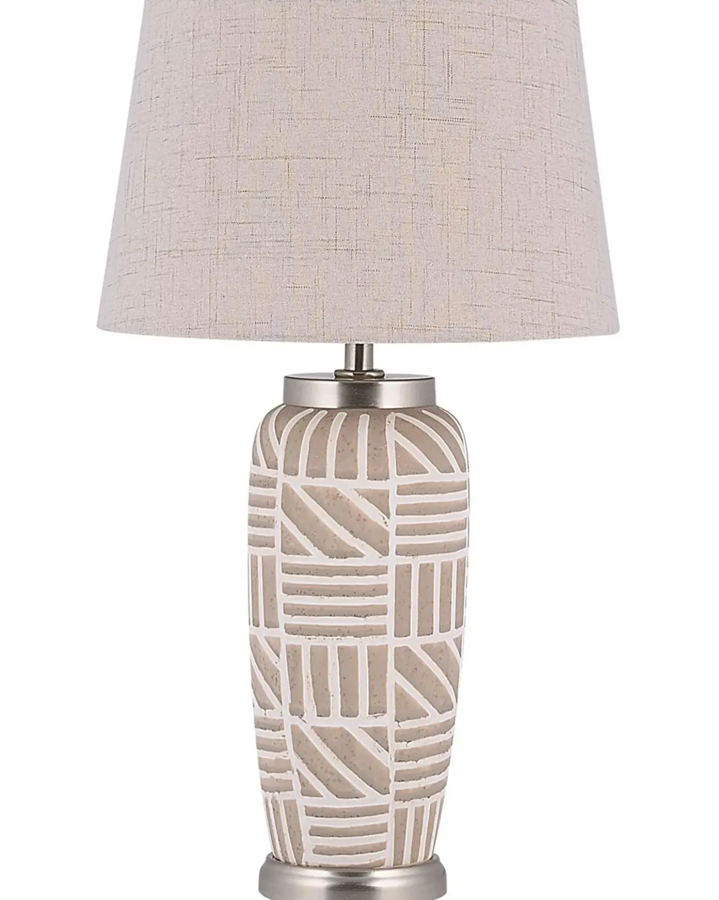 Lampada da tavolo TRAISEN Ceramica Beige